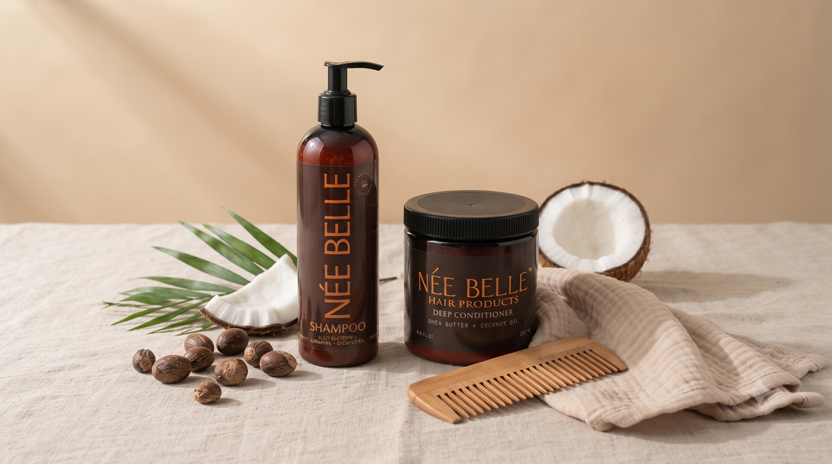 Natural Hair Repair Shampoo and Conditioner